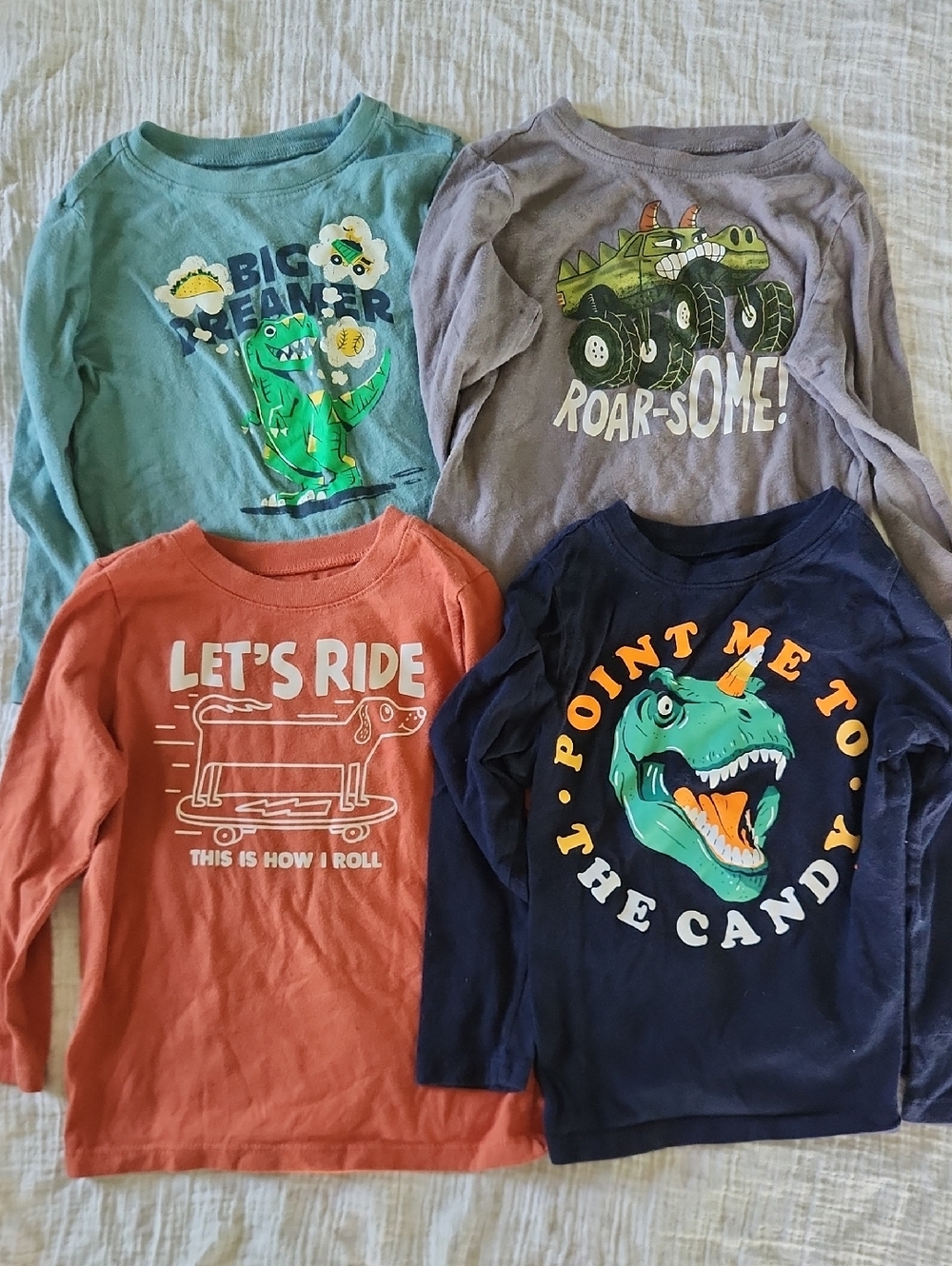 Old Navy And Garanimals 3t And 1 4t Long Sleeved Shirts
